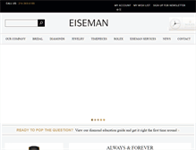 Tablet Screenshot of eisemanjewels.com